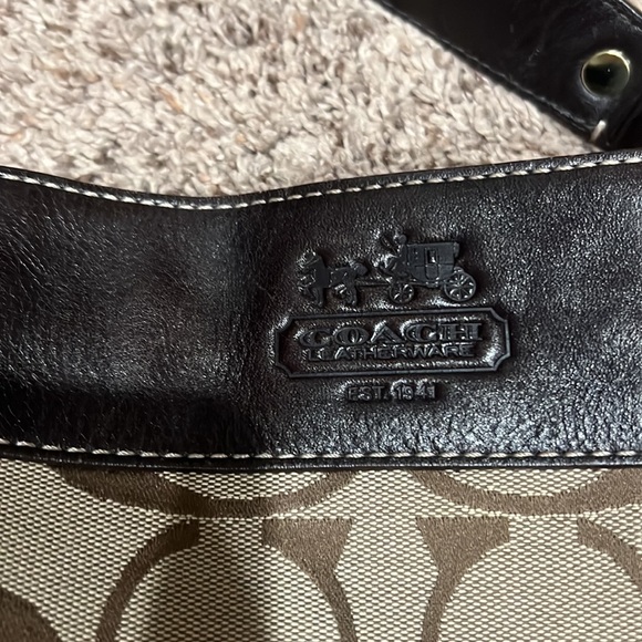 Brown tan coach bag - Picture 9 of 11